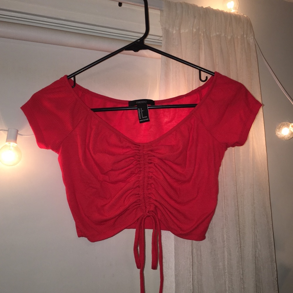Cinched Crop Top